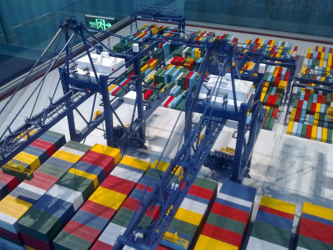 静安区港口集装箱堆场