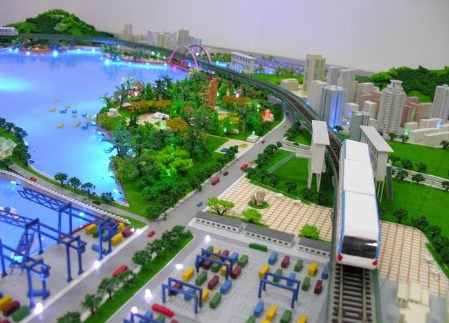 静安区港口沙盘